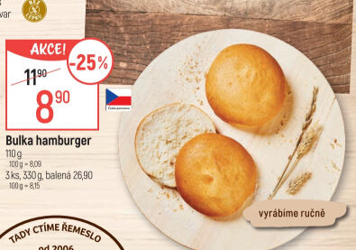 Bulka na hamburger