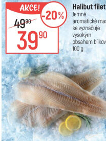 Halibut filety