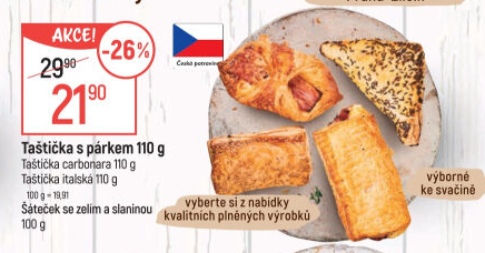 Taštička hot dog