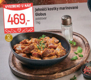 Jehněčí kostky marinované Globus