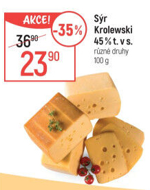 Sýr Krolewski 45% Milkpol