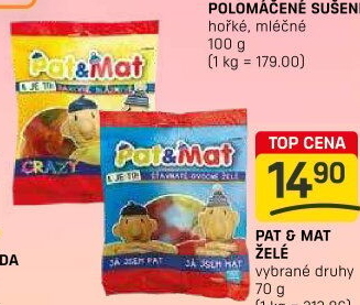 Bonbony želé ovocné Pat a Mat