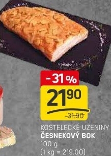 Česnekový bok Kostelecké uzeniny