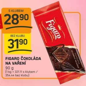 Čokoláda na vaření Figaro