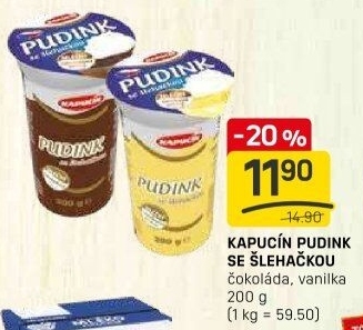 Dezert pudink Kapucín