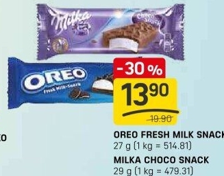 Fresh Milk snack Oreo