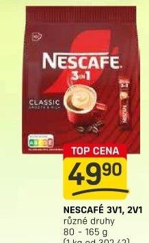 Instantní káva porcovaná 3v1 Nescafé