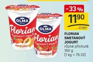 Jogurt smetanový Florian Olma