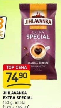 Mletá káva extra speciál Jihlavanka