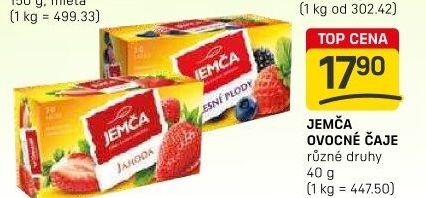 Ovocný čaj Jemča