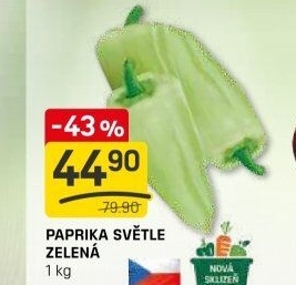 Paprika světlá