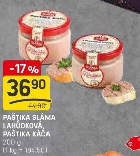 Paštika Káča Sláma