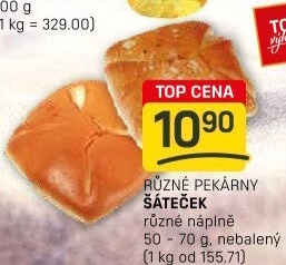 Šáteček s náplní