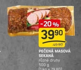 Sekaná pečená masová Ravy