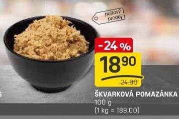 Škvarková pomazánka
