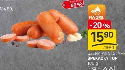 Špekáčky Top Sláma