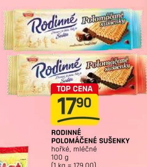Sušenky Rodinné polomáčené Sedita