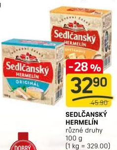 Sýr Hermelín Sedlčanský