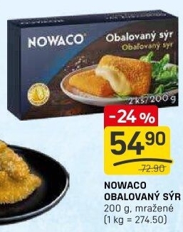 Sýr obalovaný mražený Nowaco