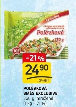 Zeleninová polévková směs mražená exclusive