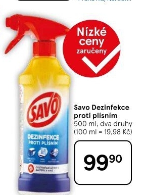Čistič proti plísním Savo