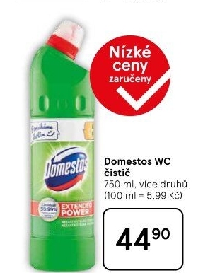 Čistič WC gelový Domestos