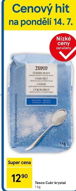 Cukr krystal Tesco