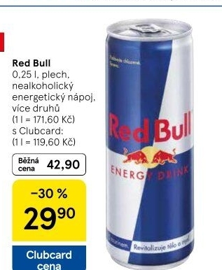 Energetický nápoj Red Bull