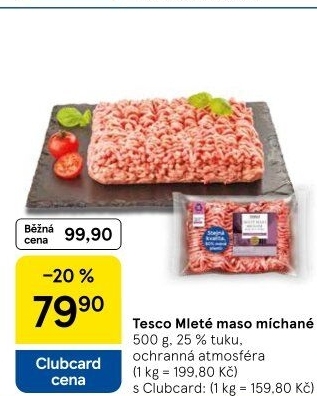 Mleté maso mix Tesco