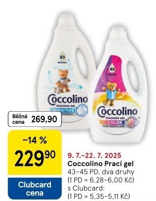 Prací gel Coccolino