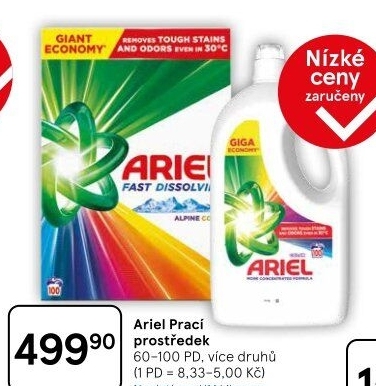 Prací prostředky Ariel
