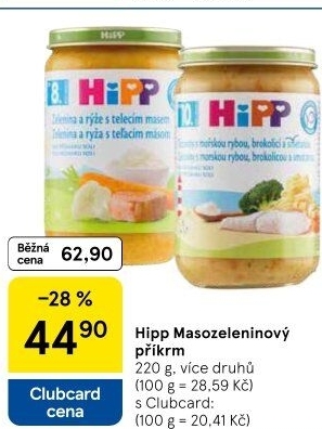 Příkrm masozeleninový Bio HiPP