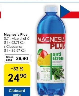 Voda ochucená plus Magnesia