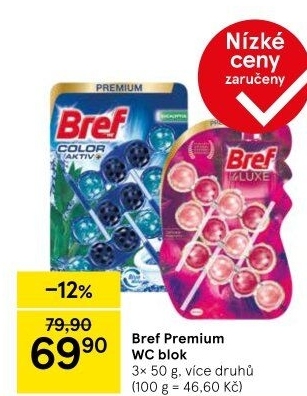 WC blok tuhý Premium Bref