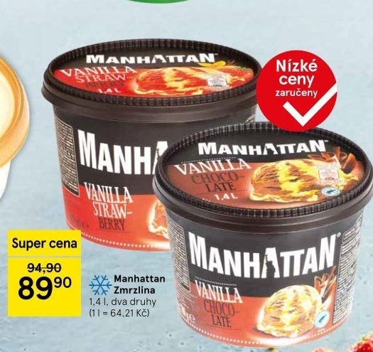Zmrzlina v kelímku Manhattan Nestlé