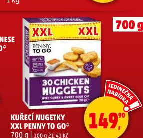 Nugetky kuřecí Penny To Go