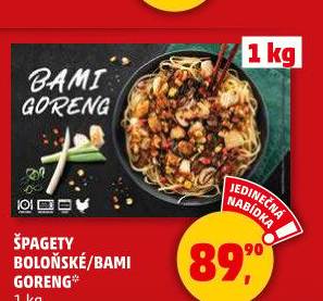 Špagety boloňské