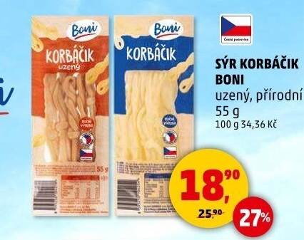 Sýr Korbáčky Boni