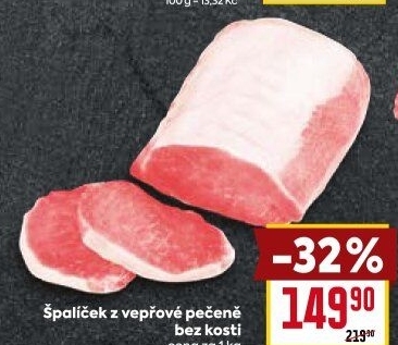 Špalíček z vepřové pečeně bez kosti