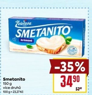 Sýr tavený Smetanito Želetava