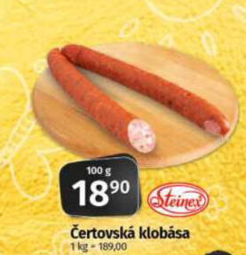Čertovská klobása Steinex