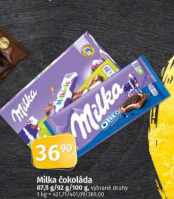 Čokoláda Milka