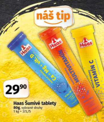 Šumivé tablety Haas