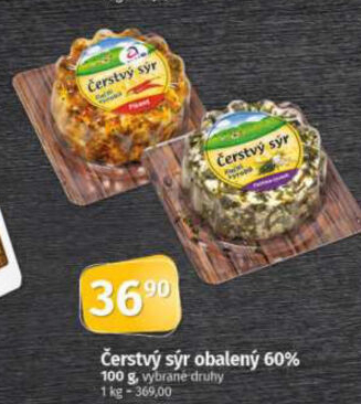 Sýr čerstvý v koření Kromilk