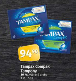 Tampony Compak Tampax