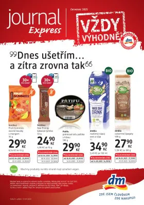 akční leták dm drogerie 9.7.2025-31.7.2025