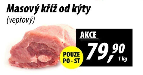 Masový kříž od kýty vepřový