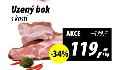 Uzený bok s kostí