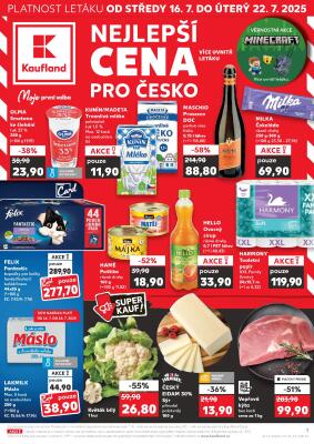 akční leták Kaufland 16.7.2025-22.7.2025