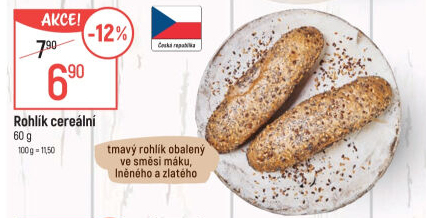 Cereální rohlík